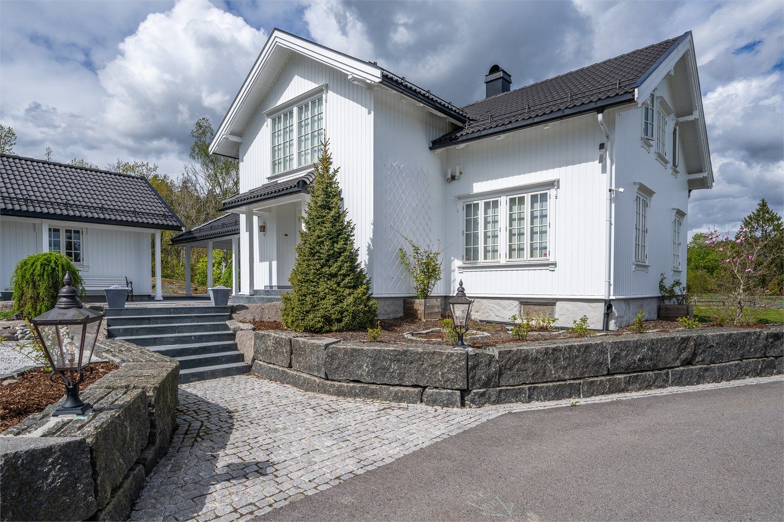 Flott fasade.