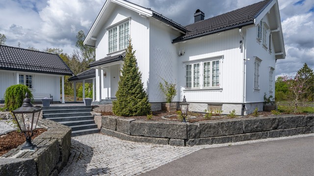 Flott fasade.