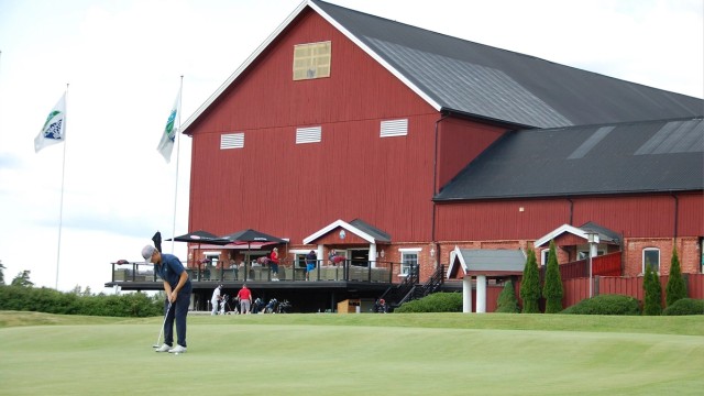 Østmarka golfklubb med flott 18-hulls golfbane med en populær restaurant