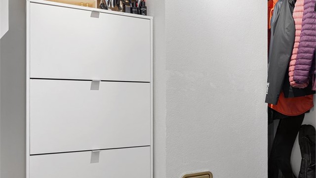Bod med plass til oppbevaring