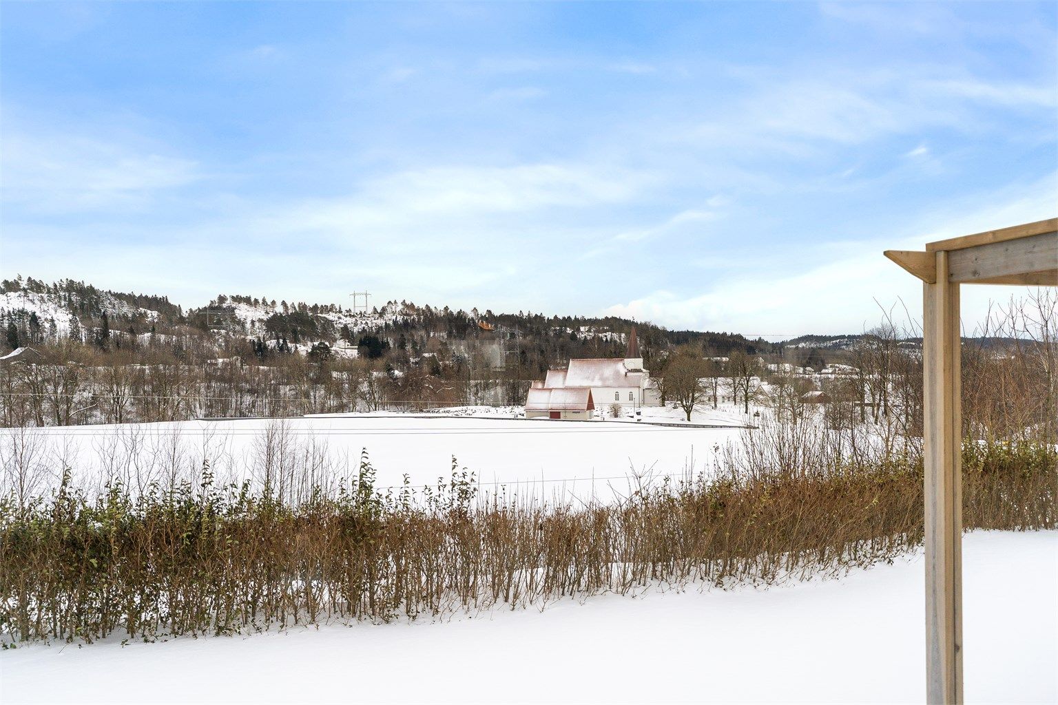 Utsiktbilde fra hagen
