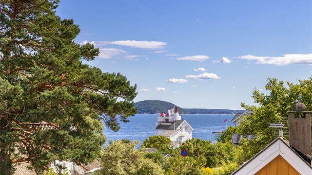 Her kan man se til Filtvet fyr og utover