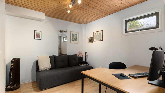 Rom innredet som kontor