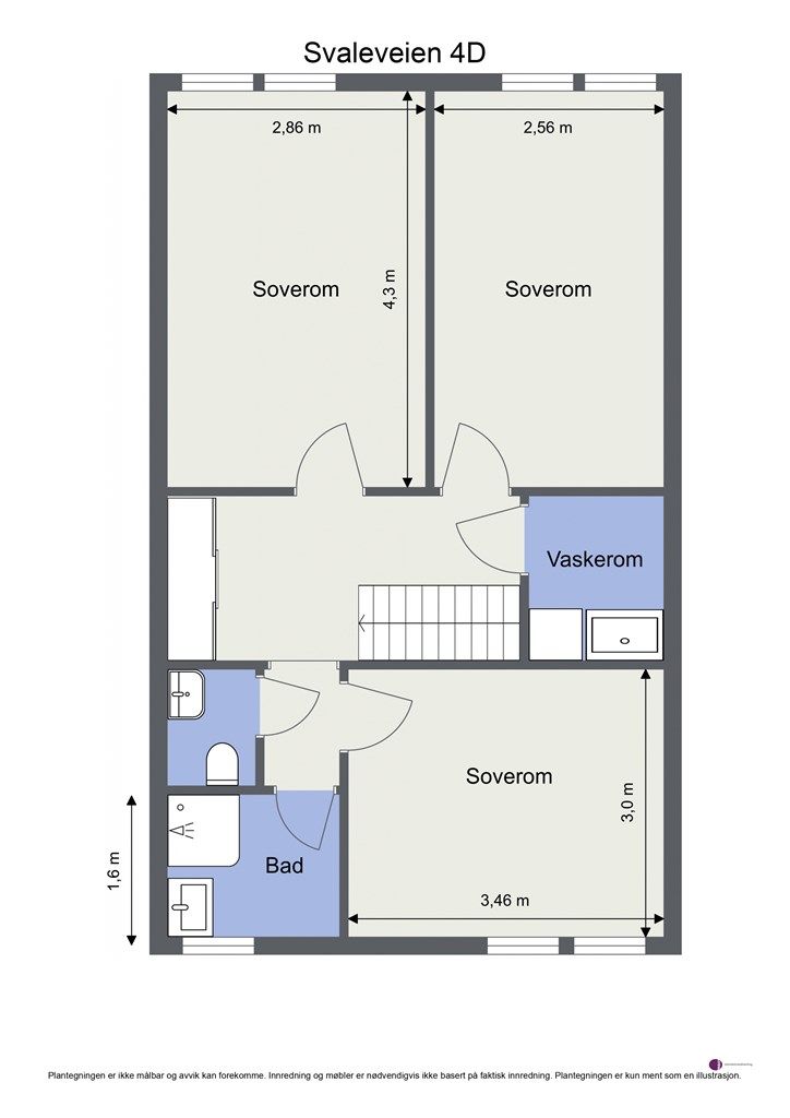Plantegning - 2. etasje