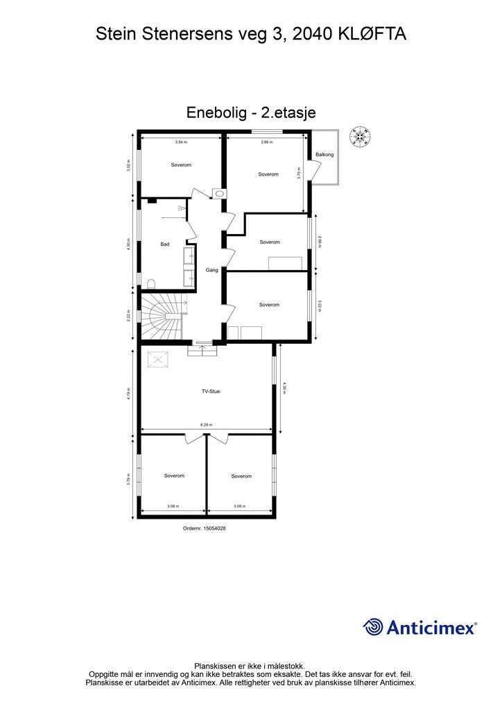 Plantegning 2.etasje