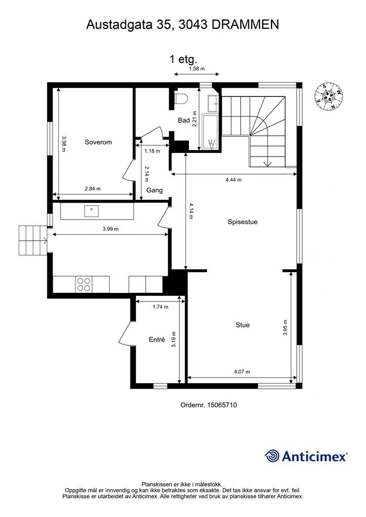 Plantegning - 1. etasje