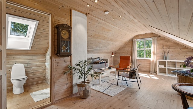 Loftstue - her kan man innrede rommet med tv-stue, kontor eller gjesterom