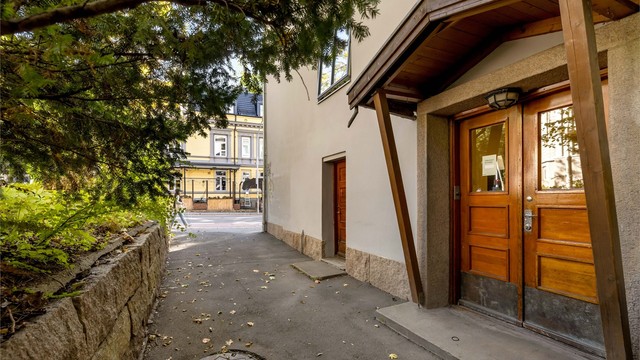 Inngangsparti.