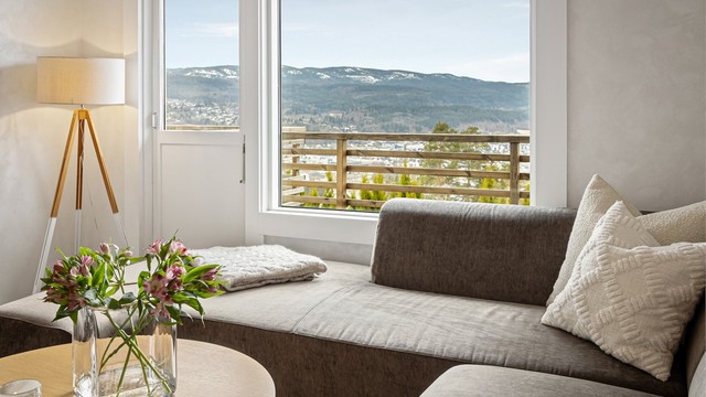 Flott utsikt fra stuevindu