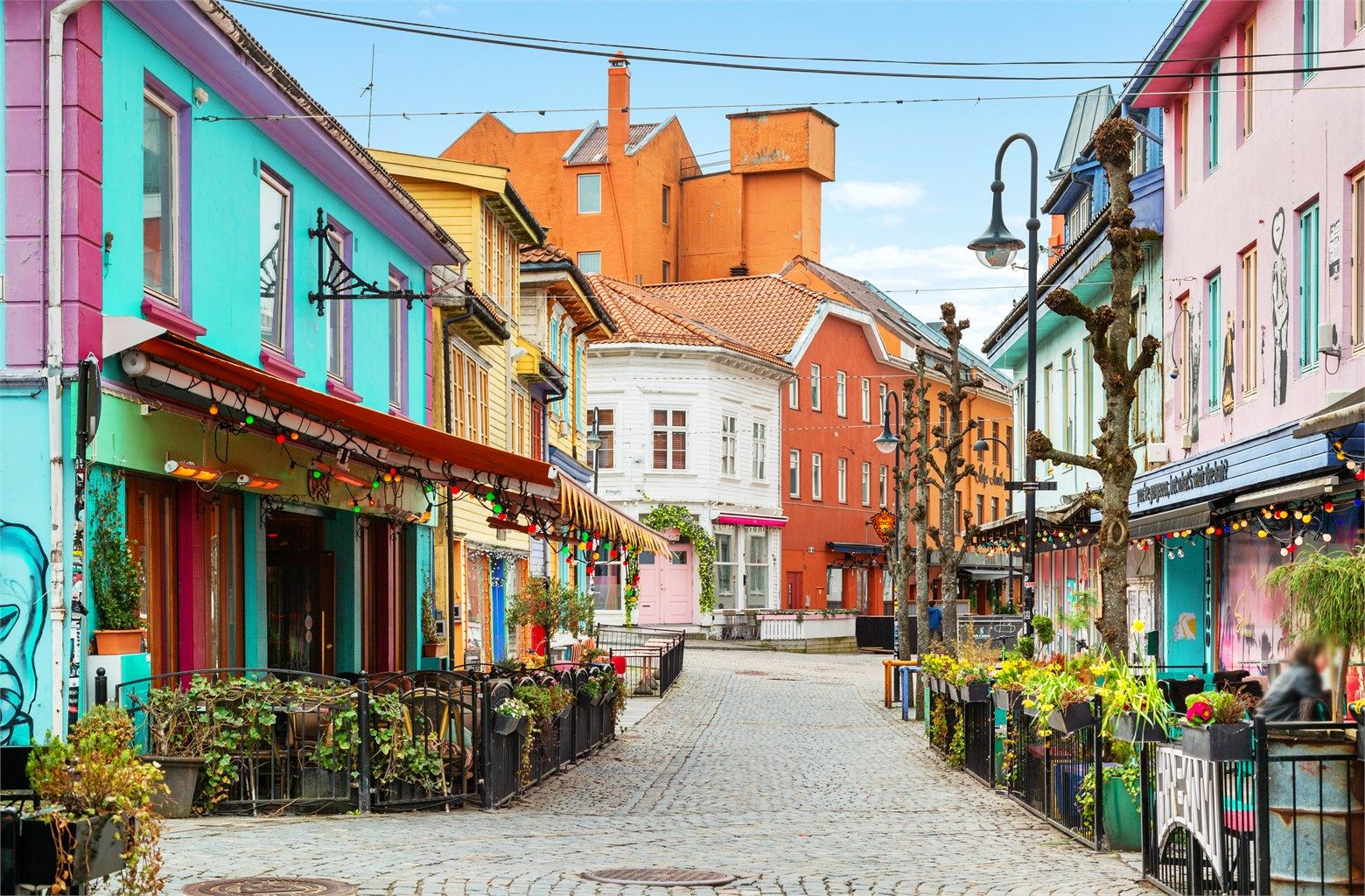 Det er gangavstand til Fargegata og Stavanger sentrum