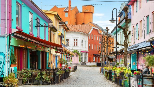 Det er gangavstand til Fargegata og Stavanger sentrum