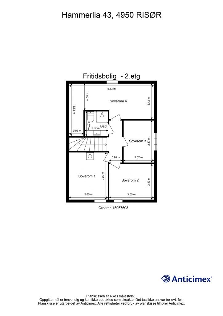 Plantegning 2. etasje