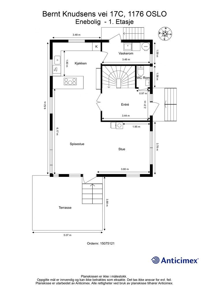Plantegning 1. etasje