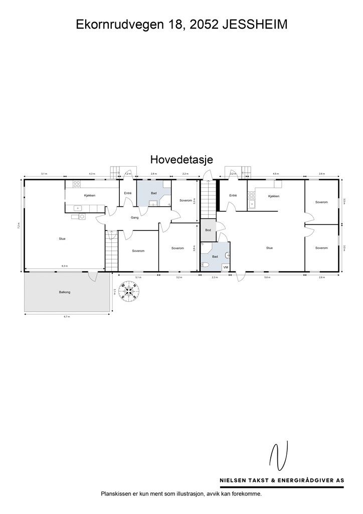 Plantegning - 1. etasje