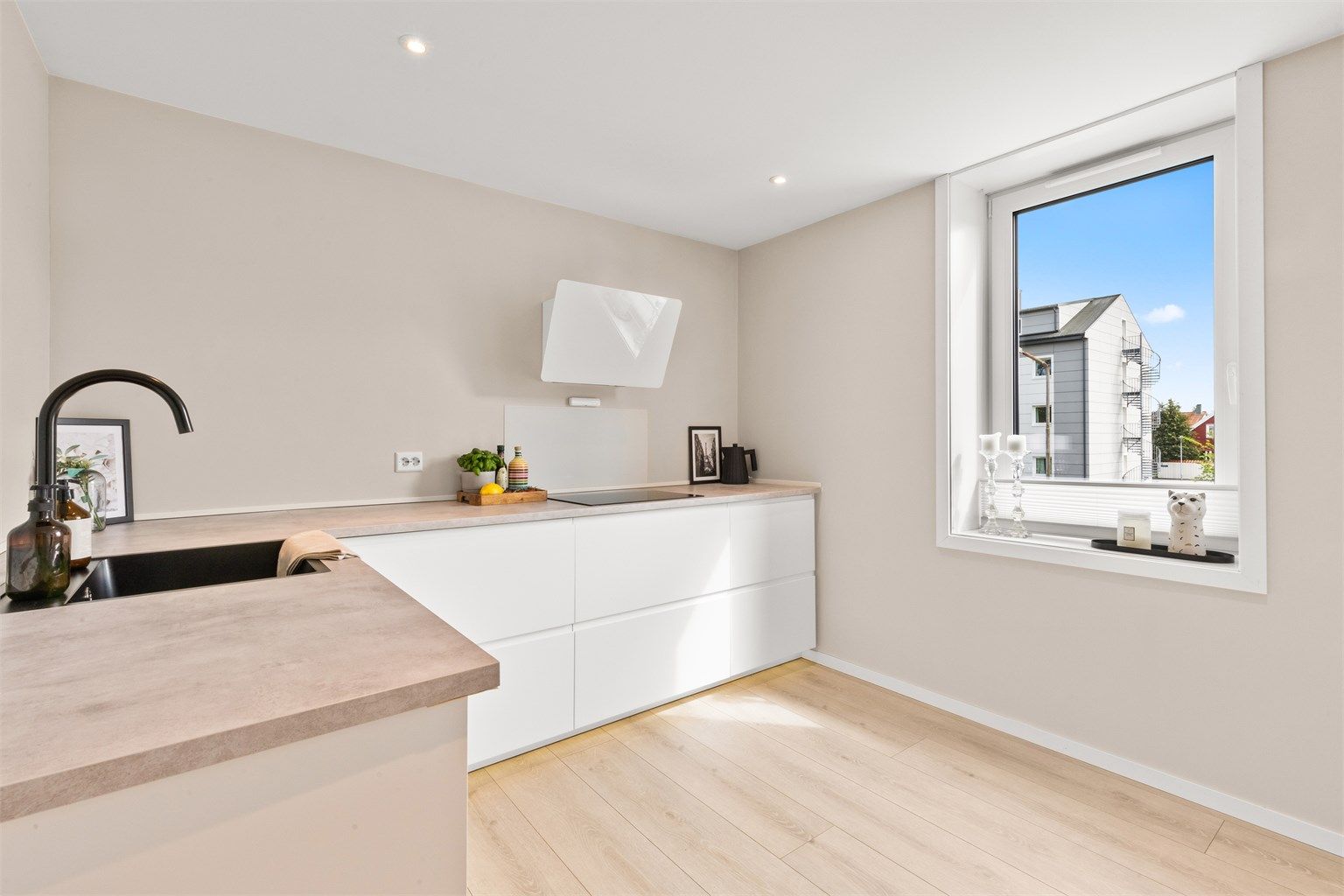 Integrerte hvitevarer medfølger