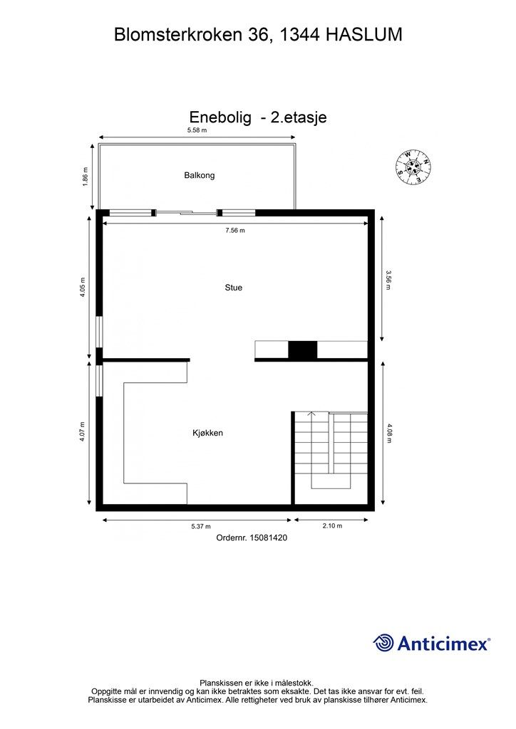 Plantegning 2. etasje