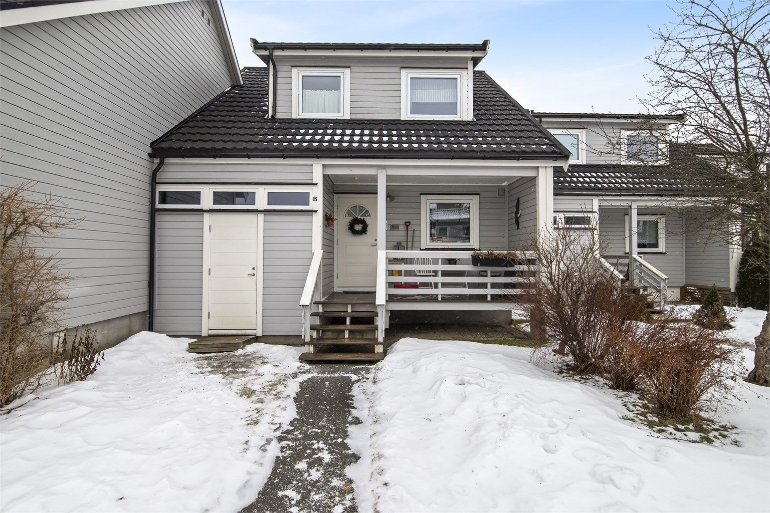 Bod ved overbygget inngangsparti