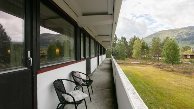 Utgang fra soverom til felles balkong
