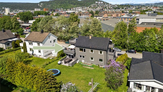 Kort gangavstand til Strømsø kjøpesenter med flere servicetilbud som Kiwi XL, apotek, Jernia m.m.