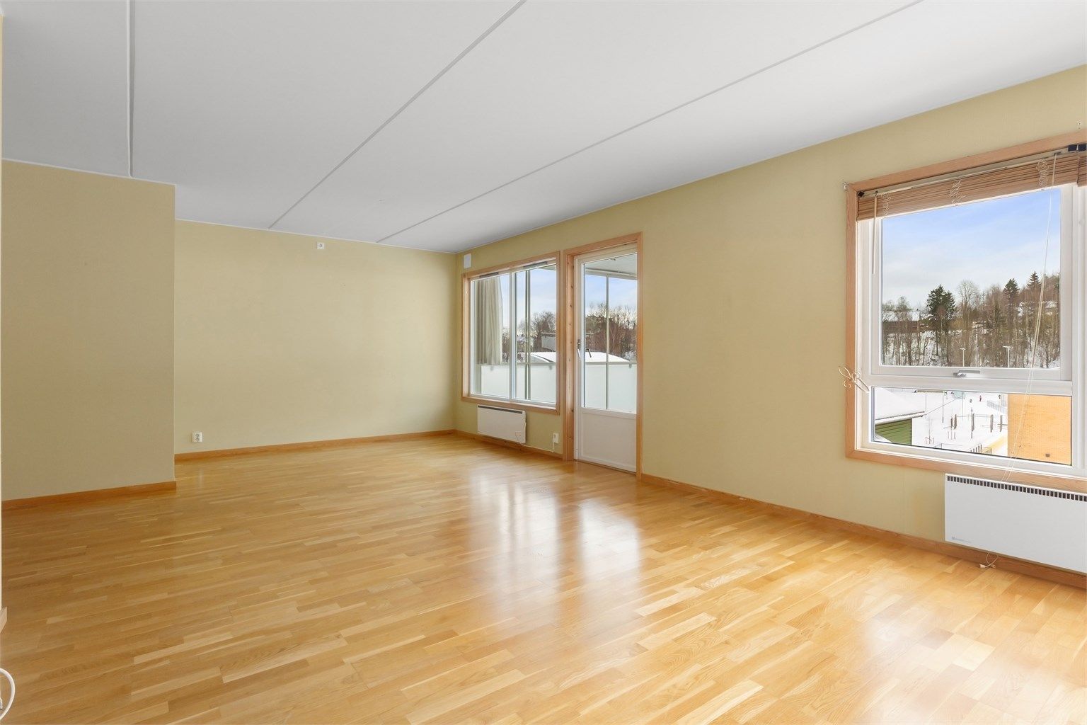 Leiligheten går over to plan, og har en flott planløsning