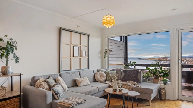 Rikelig plass til stor salong.