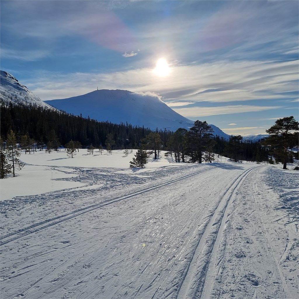 Det omfattende løypenettet i høyfjellet strekker seg milevis innover fjellheimen.