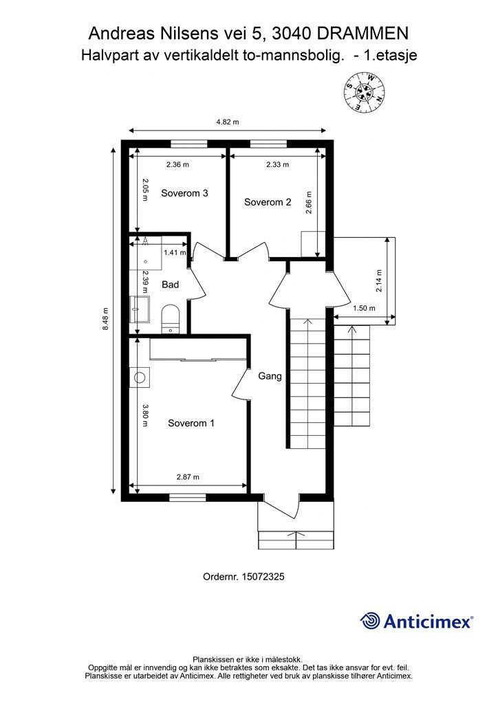Plantegning - 1. etasje