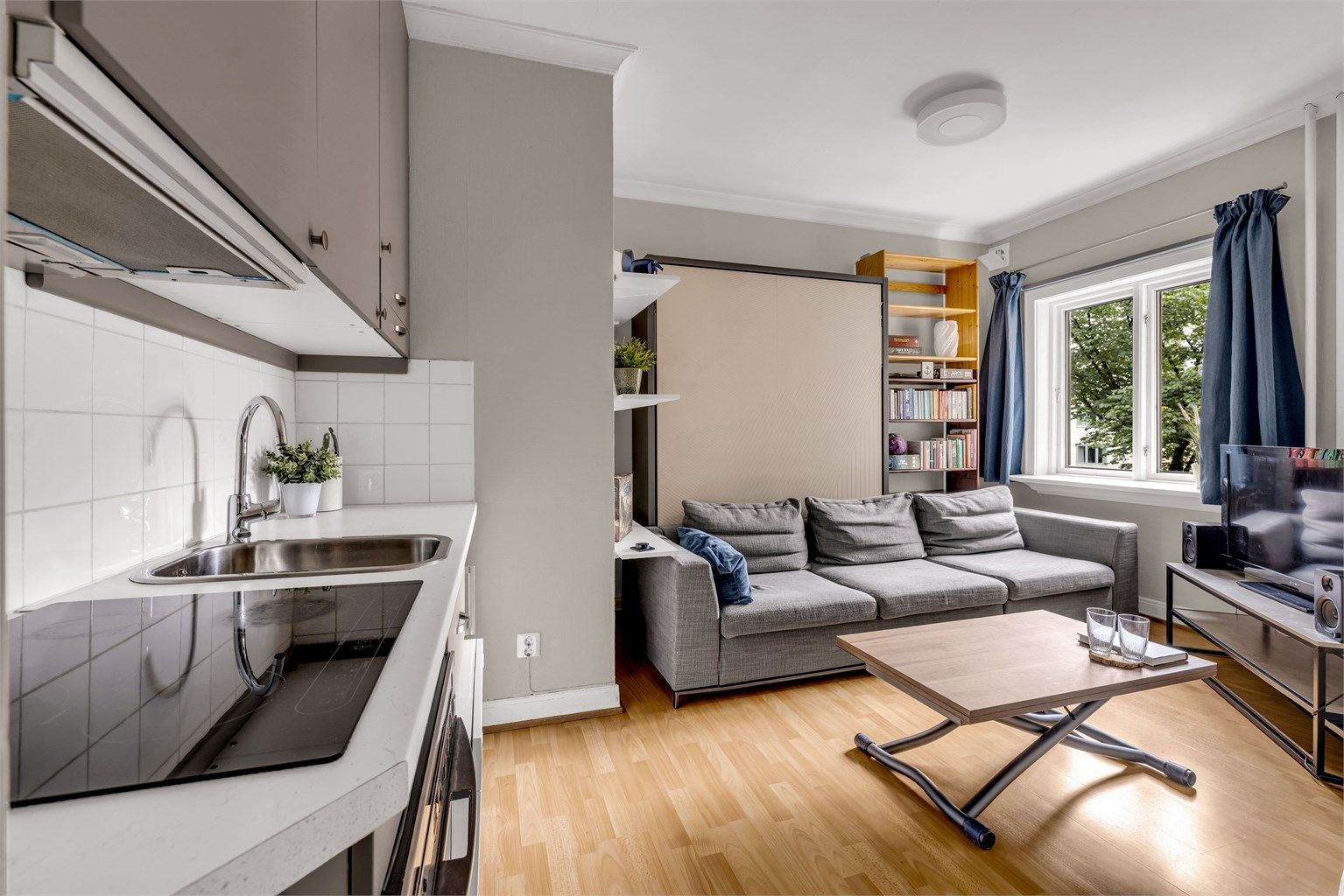 1-roms med moderniseringsbehov og sentral beliggenhet. Foto: Studio Solberg 