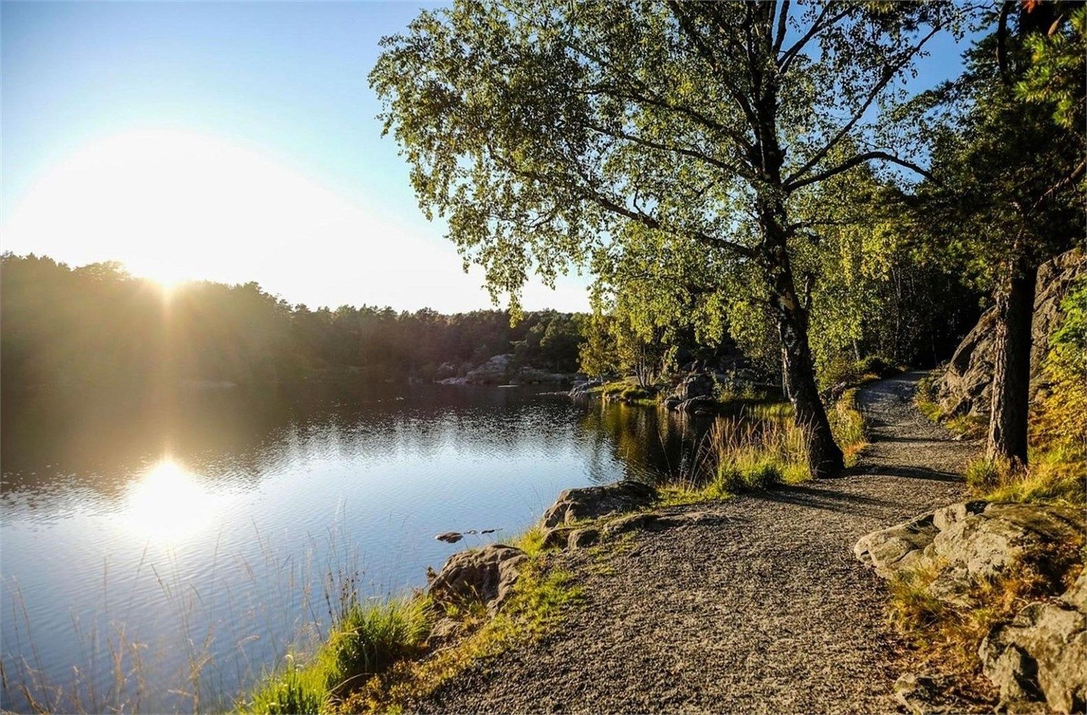 Baneheia med flott lysløype, badevann og bymark