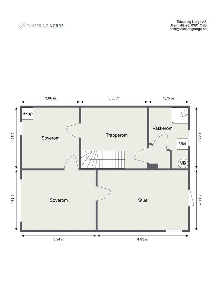 Plantegning kjelleretasje