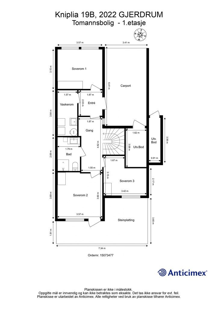 Plantegning 1.etasje