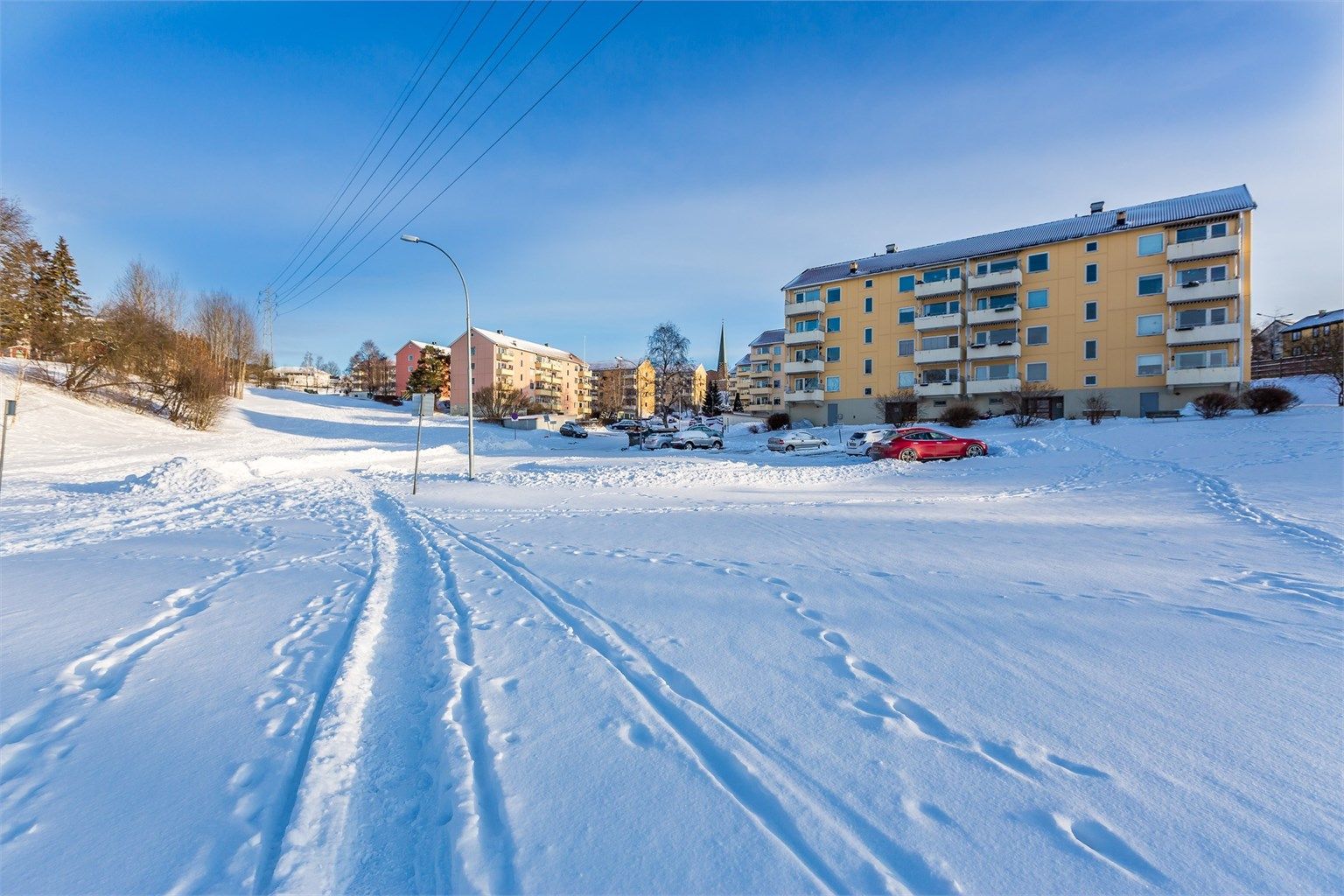 Store fellesområder omkranser borettslaget