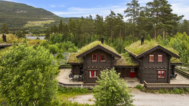 Hytta ligger sentralt til i Vrådal Panorama.