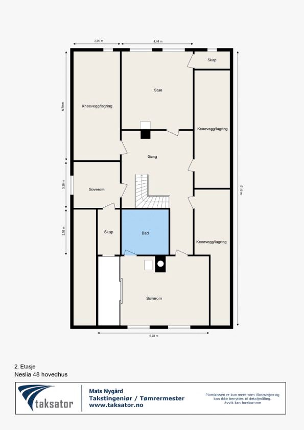 Plantegning 2. etasje
