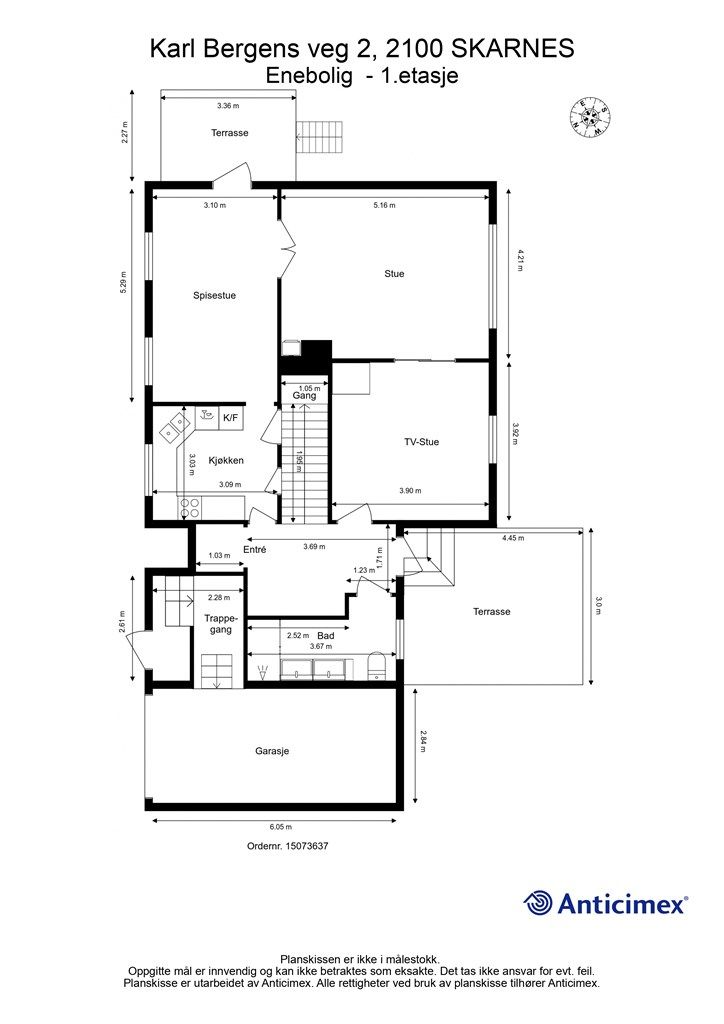 Plantegning 1.etasje