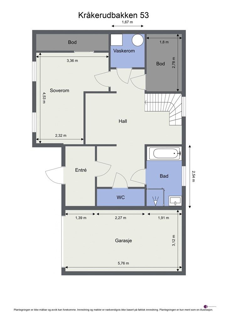 Plantegning - Sokkeletasje