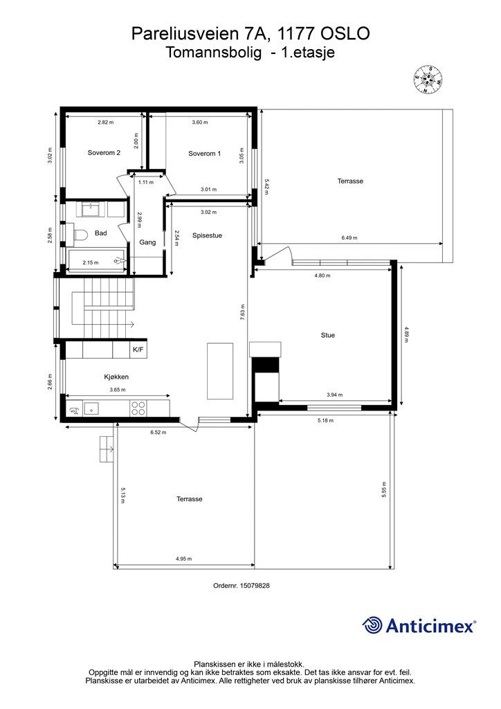 Plantegning - 1. etasje