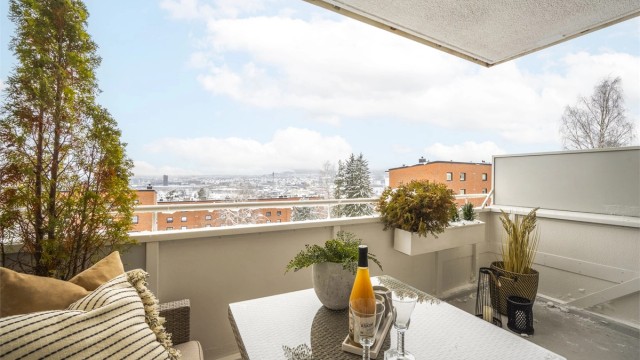 Utsikt mot nordvest.