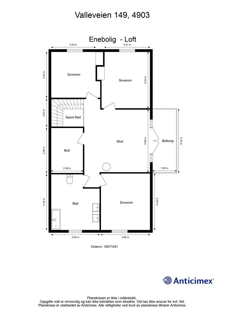 Plantegning 2. etasje