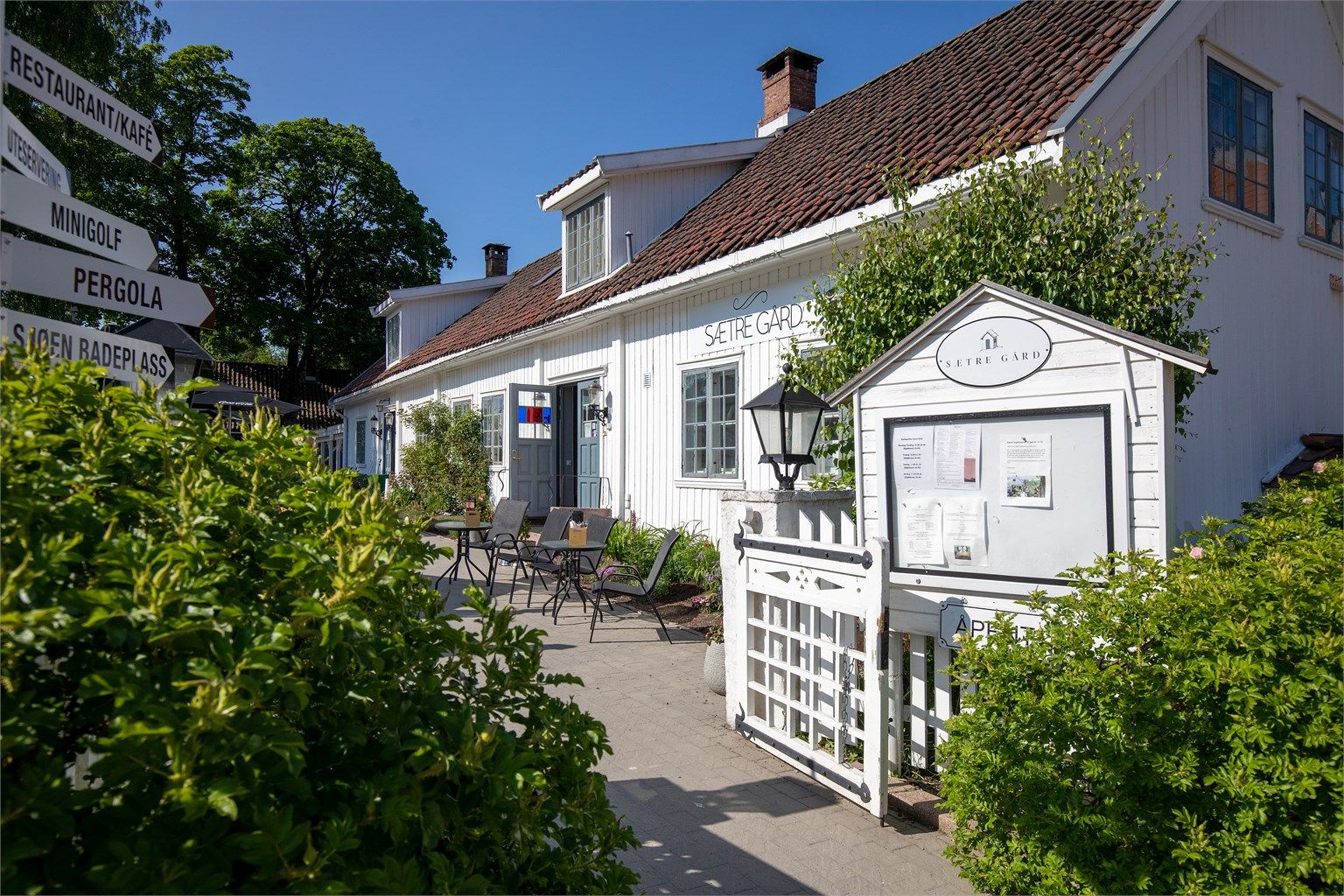 Et av Sætres flere serveringssteder 