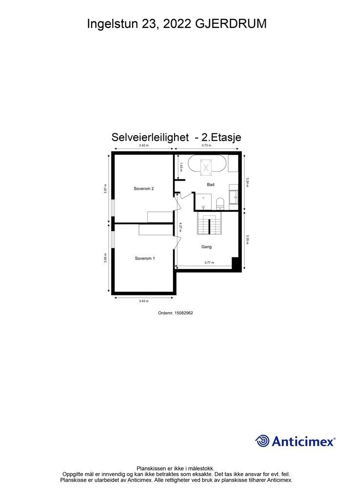 Plantegning 2.etg