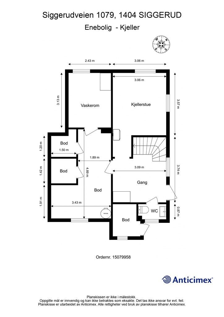 Plantegning - Kjeller