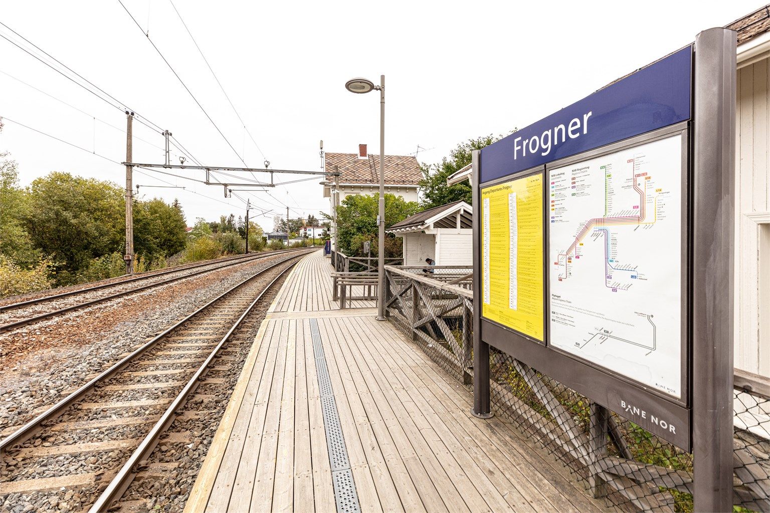 Frogner stasjon tar deg til Lillestrøm og Oslo - Perfekt for pendlere