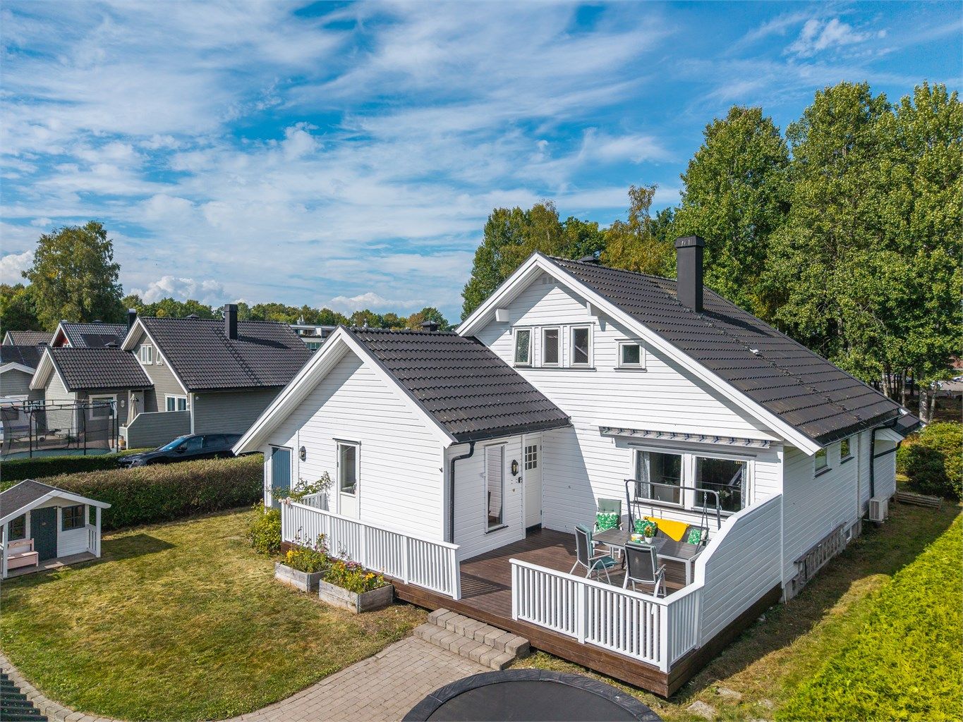 En hyggelig famliebolig.