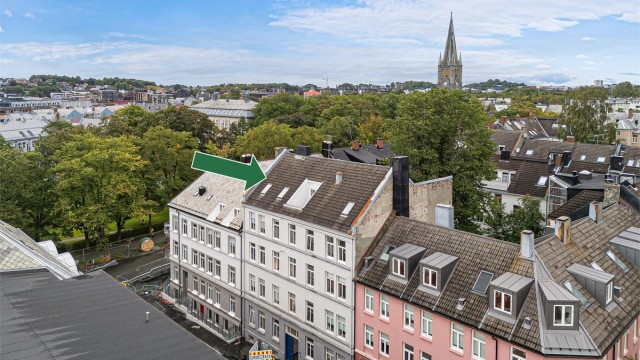 Krogsveen v/Andreas Gunnesmæl presenterer Aslak Bolts gate 1 - og denne romslige 3-romsleiligheten på Buran!