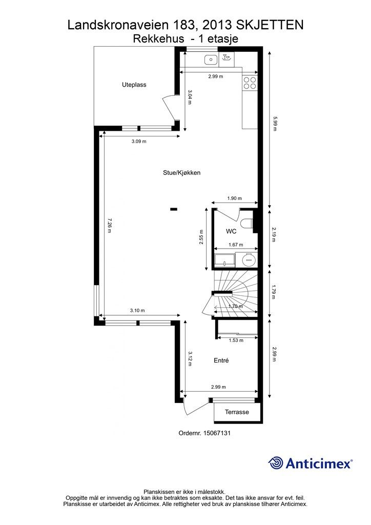 Plantegning 1. etasje
