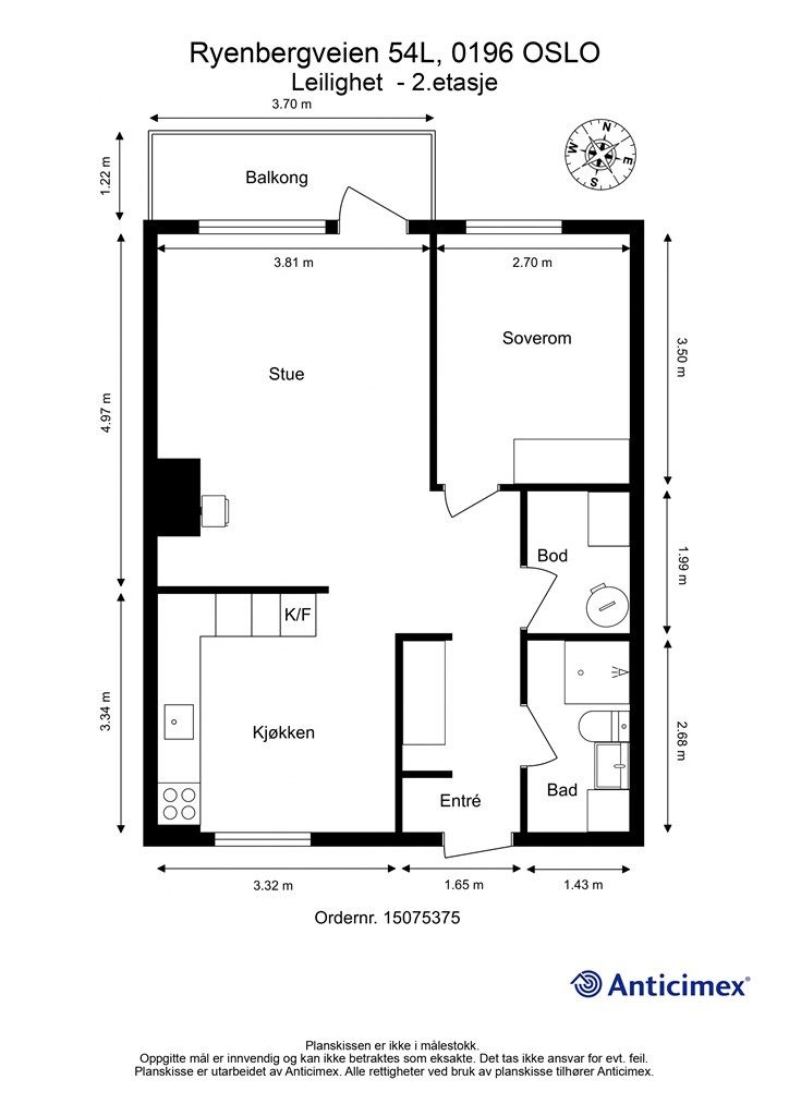 Plantegning 2. etasje
