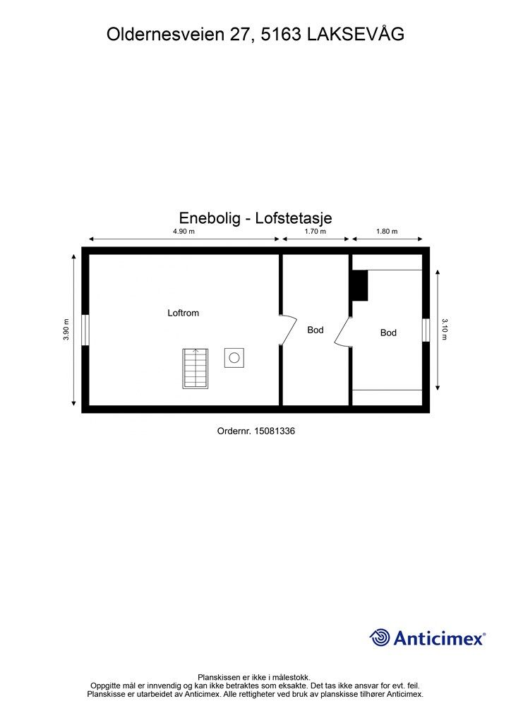 - Plantegning loft -