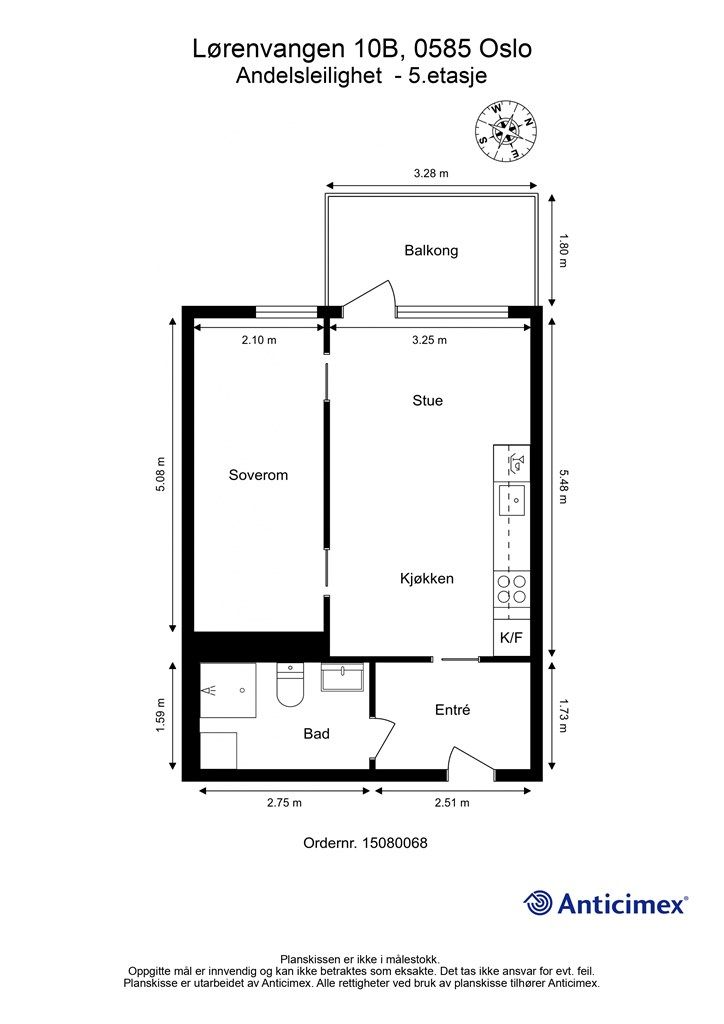 Planskisse 5. etasje
