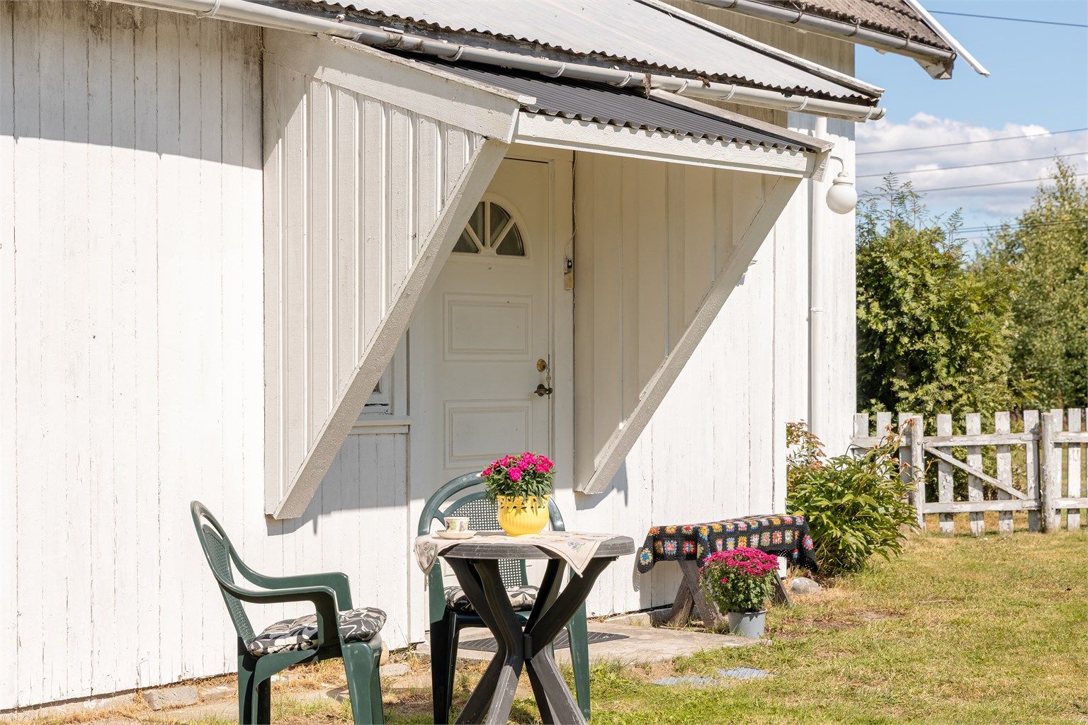 Eiendommen har gode solforhold